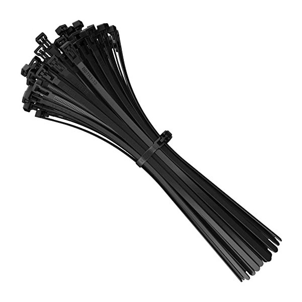 Collier de serrage en plastique pour tuyau câble 9 x 260 mm