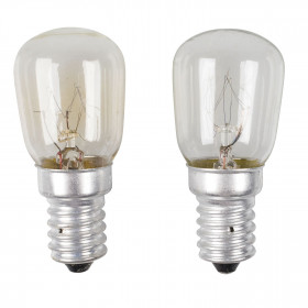 2 ampoules standard pour frigo réfrigérateur 15 watts E14