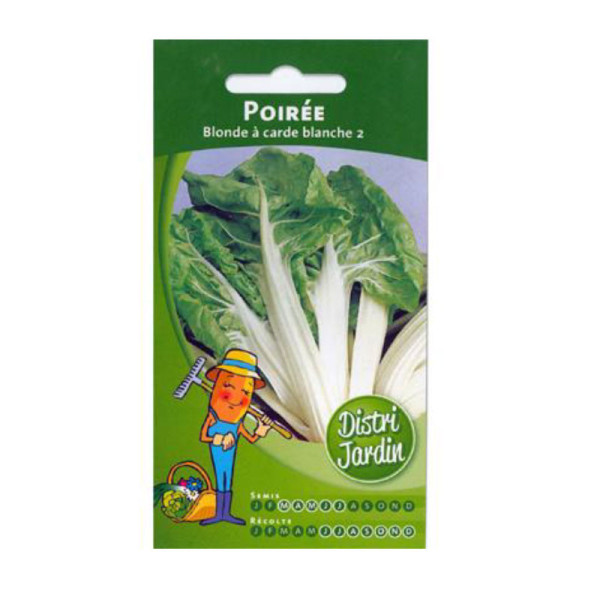 Sachet de graines de salade poirée blonde à carde
