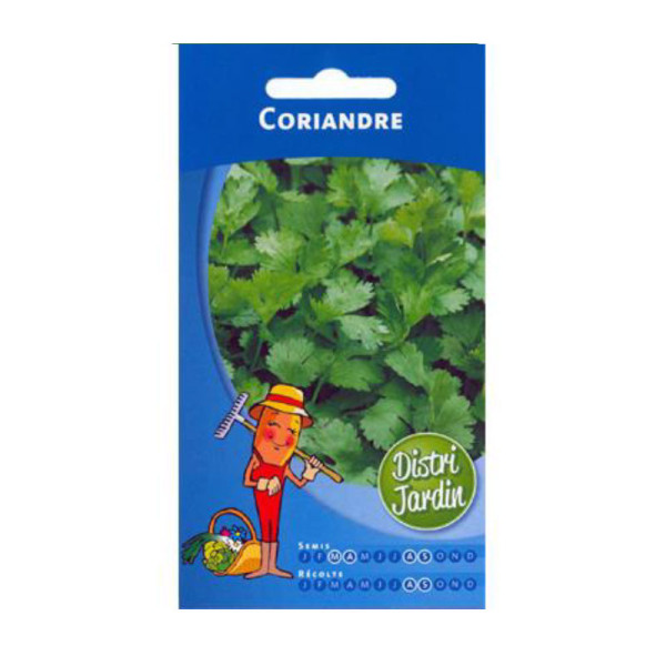 Sachet de graines de coriandre herbes aromatiques