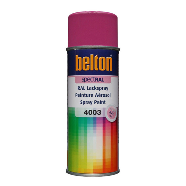 Bombe de peinture Belton Spectral RAL4003 Violet bruyère 400ml