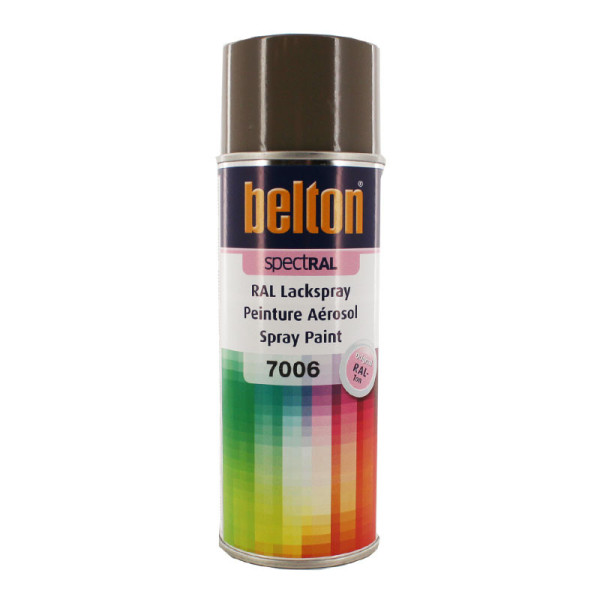 Bombe de peinture Belton Spectral RAL7006 Gris beige 400ml