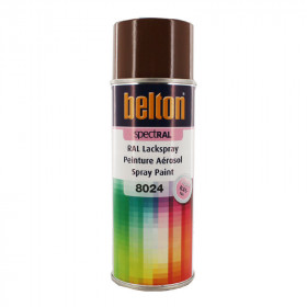 Bombe de peinture Belton Spectral RAL8024 Brun beige 400ml