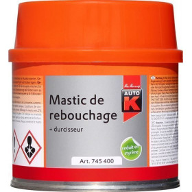 Mastic de rebouchage carrosserie auto pot 250g Auto K