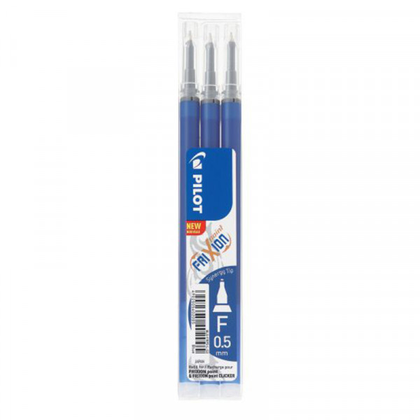 Lot de 3 recharges FriXion Point bleu 0,5mm - Pilot