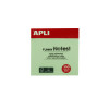 Bloc-notes adhésif 100F 75X75 vert pastel - Apli 19084 | Artmania