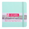 Carnet Croquis 12x12 cm - 80 feuilles - 140g - vert menthe - Royal Talens