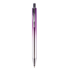 Stylo à bille mine rétractable pointe moyenne corps métal Apli