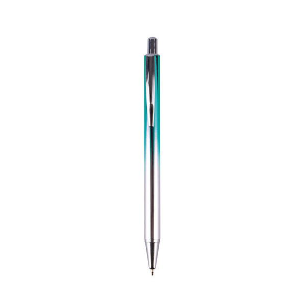 Stylo à bille mine rétractable pointe moyenne corps métal Apli