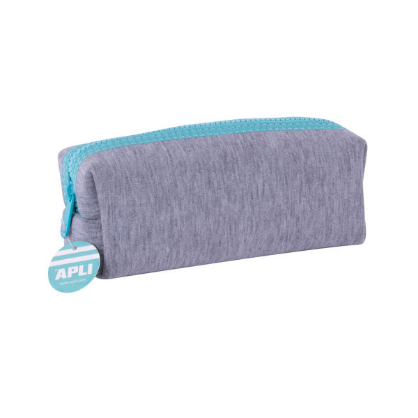 Trousse scolaire rectangulaire néoprène 19cm Apli