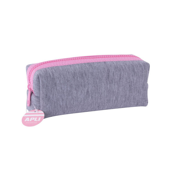 Trousse scolaire rectangulaire néoprène 19cm Apli