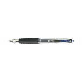 Stylo roller encre gel bleu pointe moyenne 0.7 mm Uni-Ball Signo 207