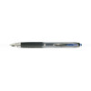 Stylo roller encre gel bleu pointe moyenne 0.7 mm Uni-Ball Signo 207