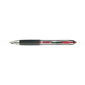 Stylo roller encre gel rouge pointe moyenne 0.7 mm Uni-Ball Signo 207