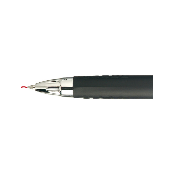 Stylo roller encre gel rouge pointe moyenne 0.7 mm Uni-Ball Signo 207