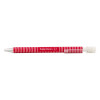 Stylo porte-mines 0.7 mm rayures couleur message Apli