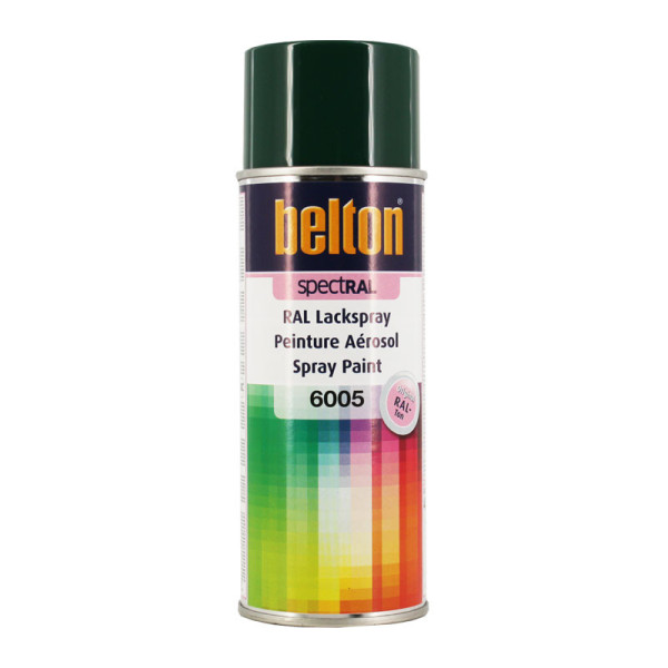 photo-Bombe de peinture Belton Spectral RAL6005 Vert mousse 400ml