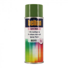 photo-Bombe de peinture Belton Spectral RAL6011 Vert Réséda 400ml