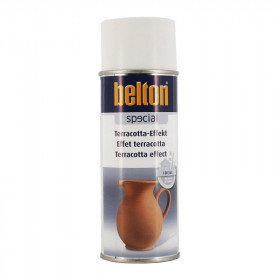 photo-Bombe de peinture Belton Special effet terracotta blanc pierre 400ml