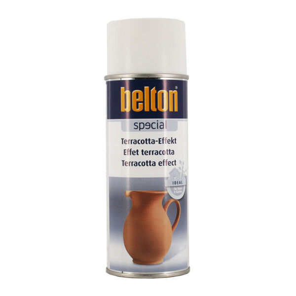 photo-Bombe de peinture Belton Special effet terracotta blanc pierre 400ml