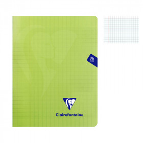 photo-Cahier - 17x22(cm) - Grands carreaux - 96 pages - couverture en polypro - sans spirale - Clairefontaine - Mimesys