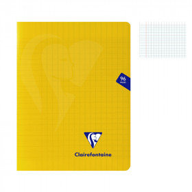photo-Cahier - 17x22(cm) - Grands carreaux - 96 pages - couverture en polypro - sans spirale - Clairefontaine - Mimesys