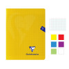 Lot de 6 cahiers - 17x22(cm) - Grands carreaux - 96 pages - couverture en polypro - sans spirale - Clairefontaine - Mimesys