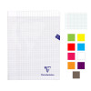 Lot de 9 cahiers - 24x32(cm) - Grands carreaux - 96 pages - couverture en polypro - sans spirale - Clairefontaine - Mimesys