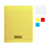 Lot de 3 cahiers - 24x32(cm) - Grands carreaux - 192 pages - couverture en polypro - sans spirale - Clairefontaine
