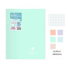 Cahier - 24x32(cm) - Grands carreaux - 96 pages - couverture en polypro - sans spirale - Clairefontaine - Koverbook