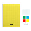 Cahier - 24x32(cm) - Grands carreaux - 96 pages - couverture en polypro - sans spirale - Clairefontaine