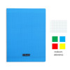 Cahier - 24x32(cm) - Grands carreaux - 96 pages - couverture en polypro - sans spirale - Clairefontaine