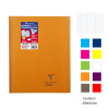 Cahier - 24x32(cm) - Petits carreaux - 160 pages - couverture en polypro - à spirale - Clairefontaine - Koverbook