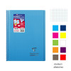 photo-Cahier - 24x32(cm) - Grands carreaux - 160 pages - couverture en polypro - à spirale - Clairefontaine - Koverbook