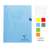 Cahier - 24x32(cm) - Petits carreaux - 48 pages - couverture en polypro - sans spirale - Clairefontaine - Mimesys
