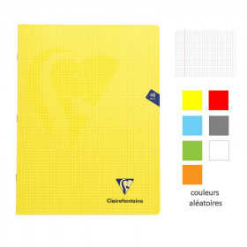 photo-Cahier - 24x32(cm) - Petits carreaux - 48 pages - couverture en polypro - sans spirale - Clairefontaine - Mimesys