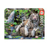 Puzzle Tigres blancs du Bengale 1 000 pièces - Educa | Artmania