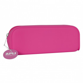 Trousse scolaire couleur fluo 18 cm Apli