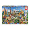 Puzzle Symboles d'Europe 2 000 pièces - Educa | Artmania