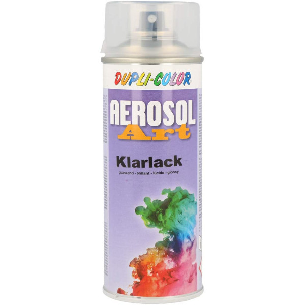 photo-Bombe de peinture - Vernis brillant transparent - Duplicolor - 400 ml