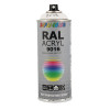 photo-Bombe de peinture acrylique - Blanc Traffic satiné - RAL 9016 - Duplicolor - 400 ml