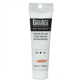 Peinture Acrylique en tube or rose iridescent 59ml - Liquitex Heavy Body