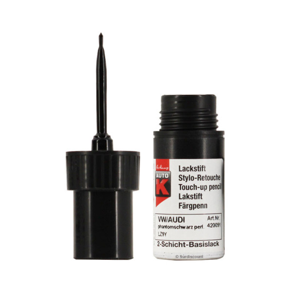 Stylo de retouche et vernis pour carrosserie - Audi - Volkswagen - LZ9Y Phanthomschwarz