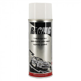 photo-Bombe de peinture carrosserie voiture Racing Blanc brillant 400ml