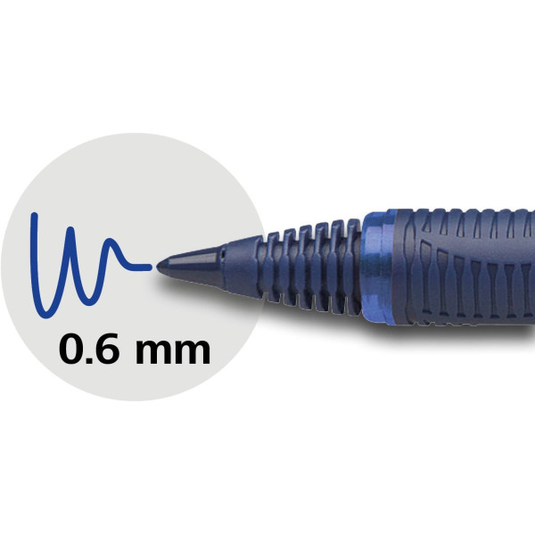 10 stylos roller - Bleu - 0,6mm - One Business - Schneider