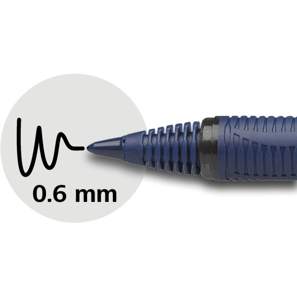 10 stylos roller - Noir - 0,6mm - One Business - Schneider