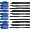 photo-10 stylos feutres - Bleu - pointe fine - 0,4mm - Topliner 967 - Schneider
