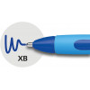 5 stylos à bille - Bleu - Pointe extra large XB - Slider Memo XB - Slider Rave XB - Schneider