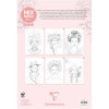 Bloc - Coloriages - Adulte - Portraits de femmes - A4 - 20 feuilles - 6 illustrations - Clairefontaine