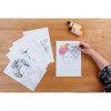Bloc - Coloriages - Adulte - Portraits de femmes - A4 - 20 feuilles - 6 illustrations - Clairefontaine